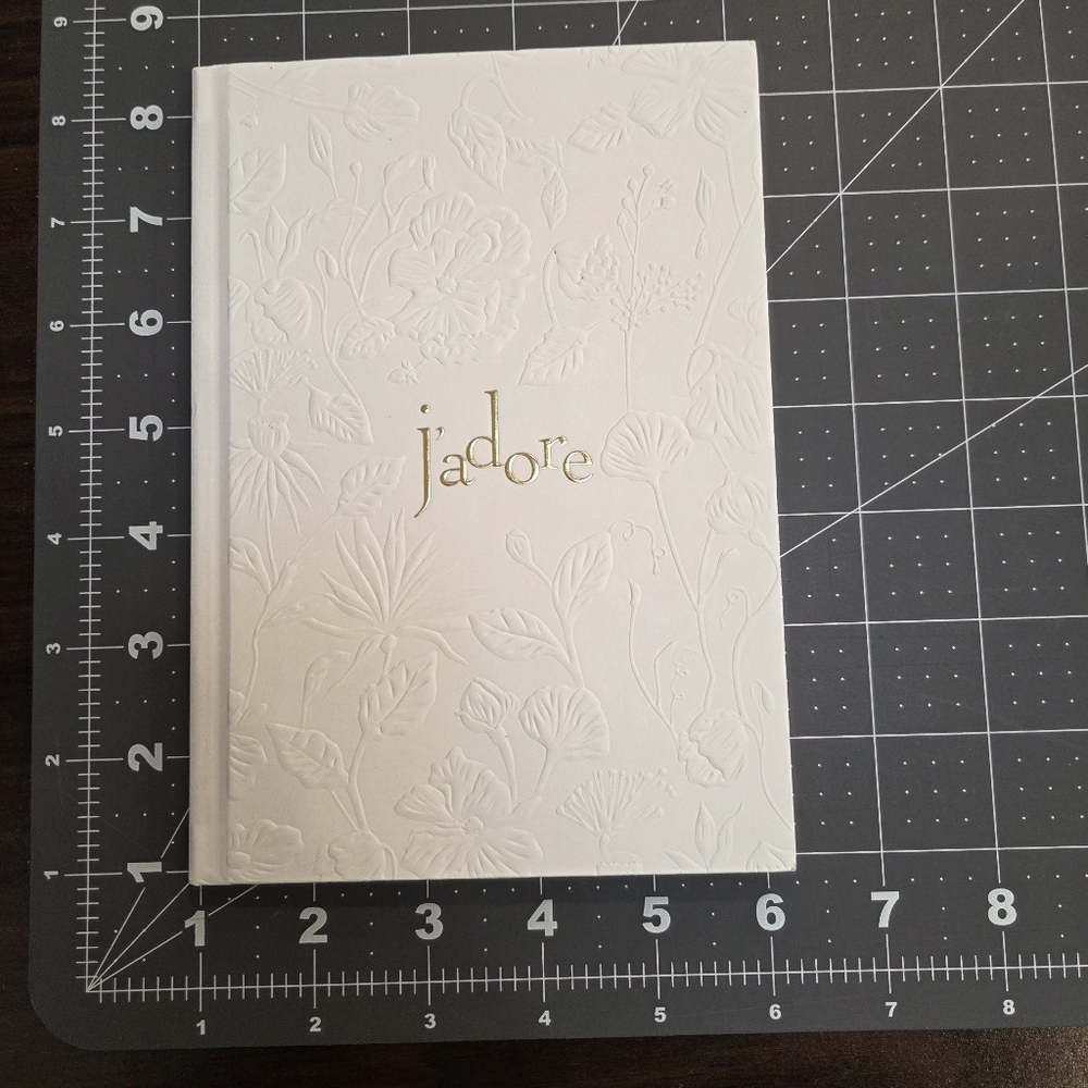 Dior Jadore Blank Journal Floral Embossed